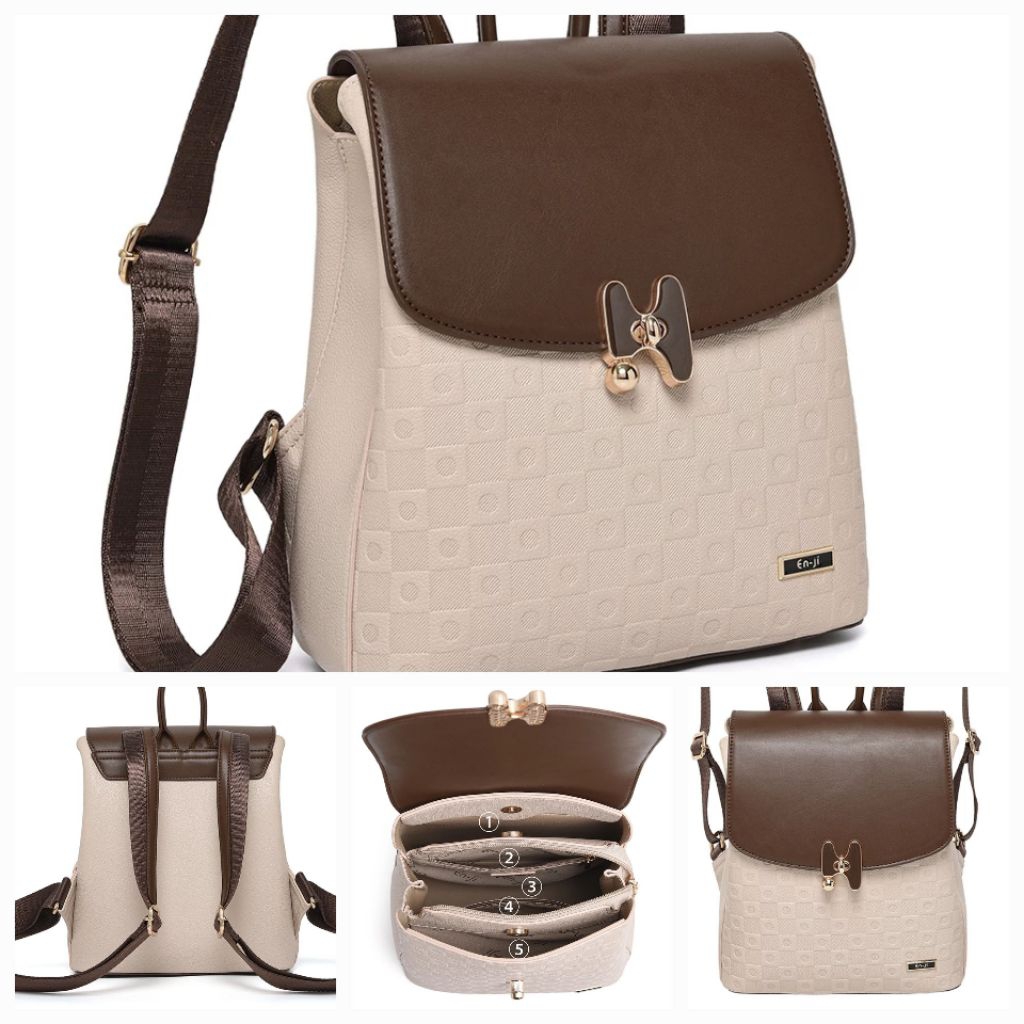 En-ji Siro Backpack - Cream