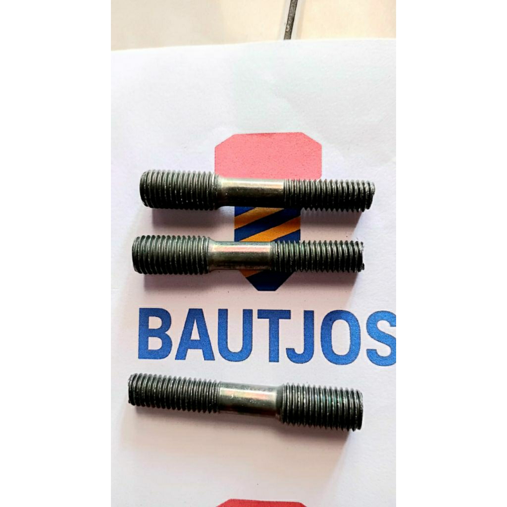 Baut Tanam M8 xM10/ Baut manipol / Manifold / Baut Knalpot / Silinder blok mesin :1. Biasa dipake di