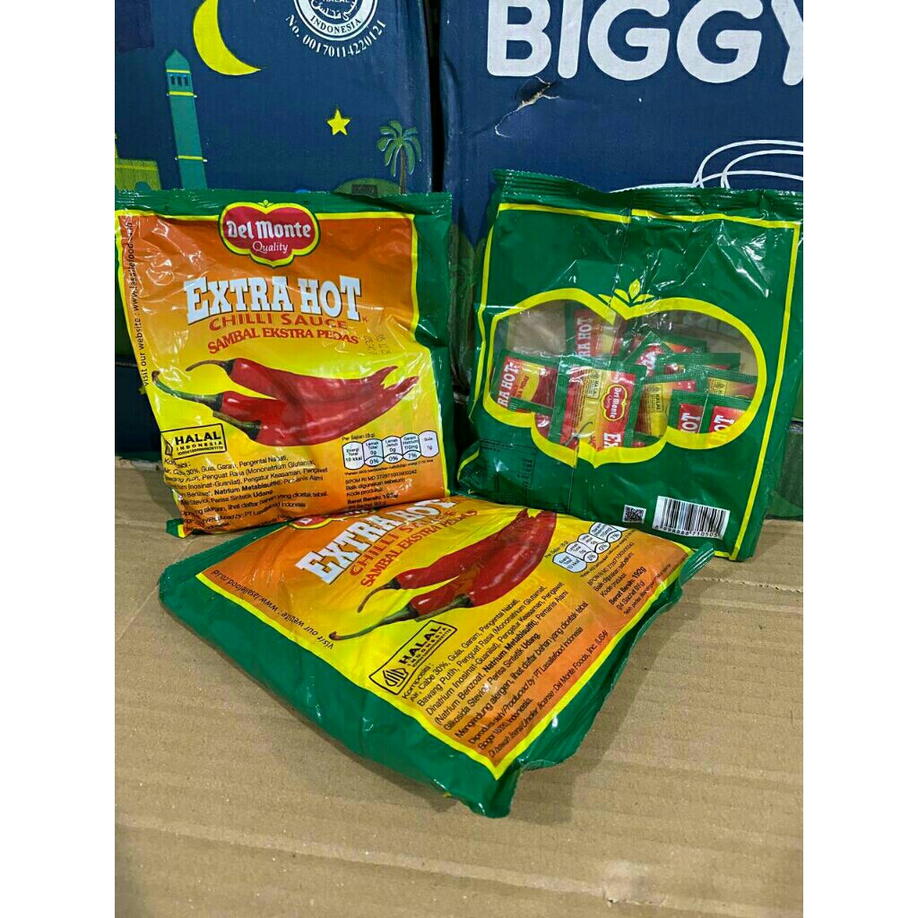 

Saus Delmonte Cabe dan Tomat sachet isi 24 pcs