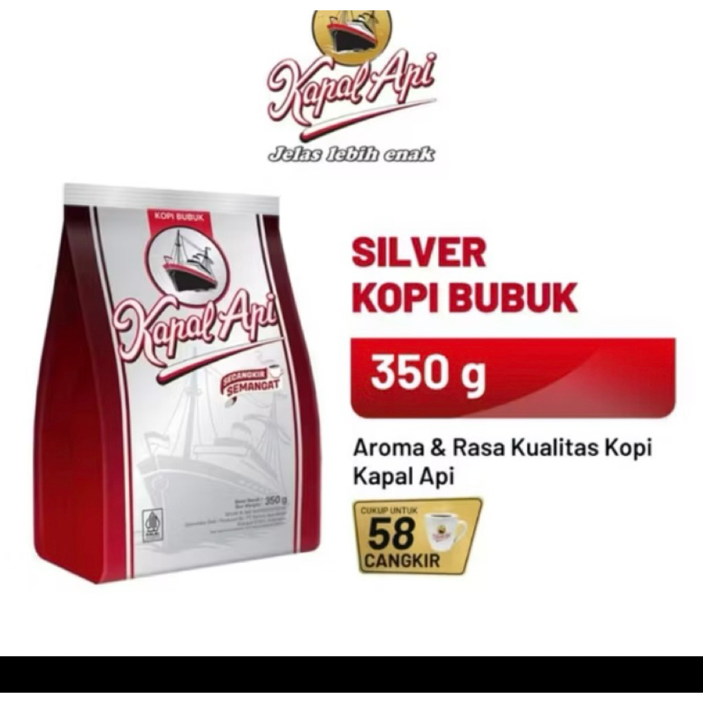 

PROMO !! JUAL MURAH KOPI, OREO SOFT CAKE, BISKUAT COKLAT (real picture ada di slide ke 2) KOPI KAPAL API SECANGKIR SEMANGAT SILVER 350GR