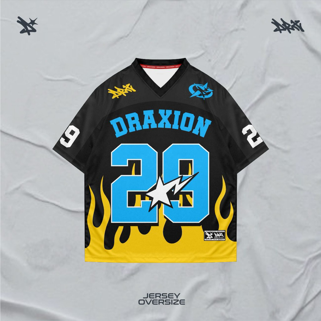 ZuperCuan Original OVER SIZE Jersey Streetwear Number / Jersey Hockey / Jersey Rugby / Jersey Vintag