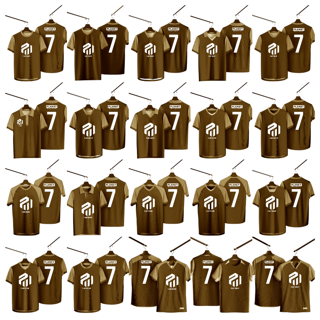 Mockup Jersey Hanger Front & Back - Corel draw