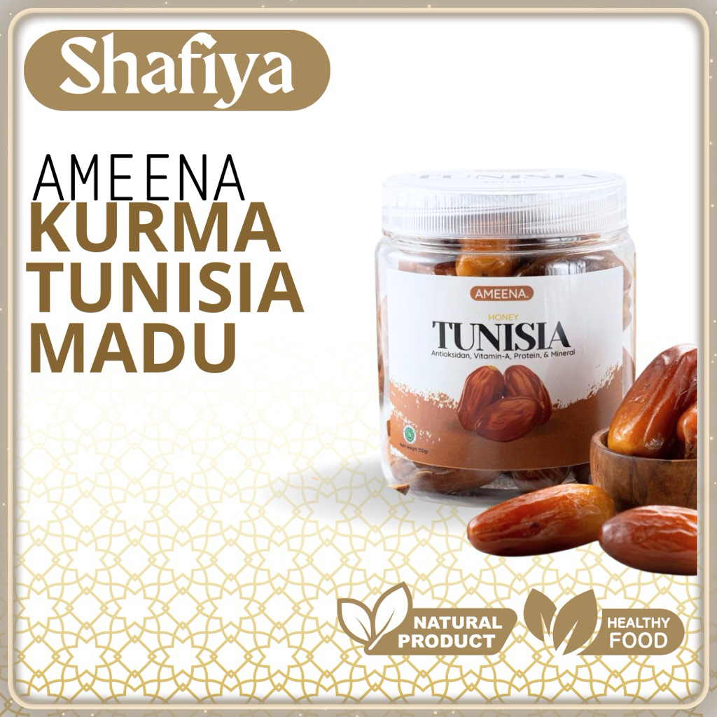 

[ TOPLES ] Kurma Tunisia Madu 350GR Deglet Noor Honey Premium Original High Quality