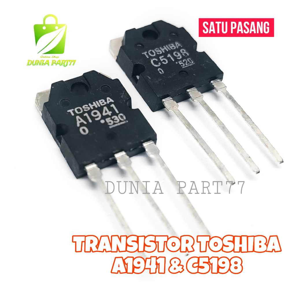 Transistor Toshiba A1941 C5198 (Satu Pasang) Tr toshiba 1941 5198