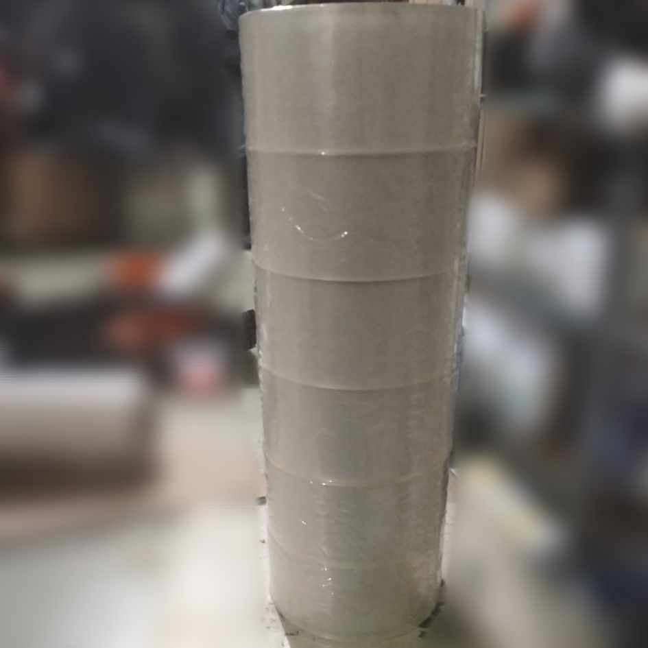

Lakban Plakban Plastik Bening 48 mm x 90 yard 1 pack isi 6 pcs (6 roll) 45 micron