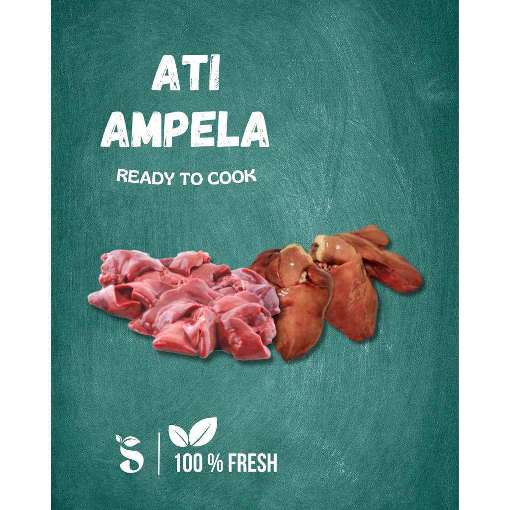 

Ati Ampela Ayam fresh 4pcs