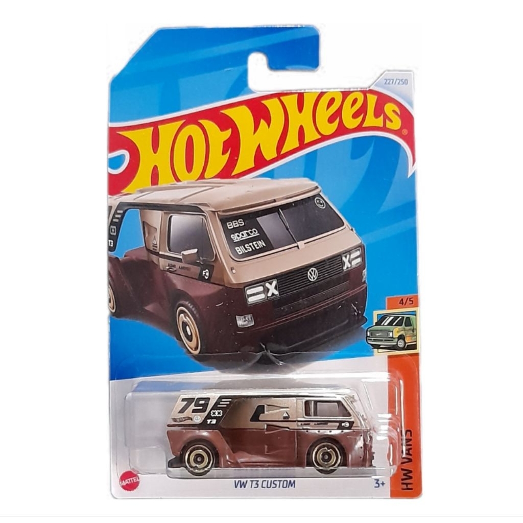 COLLECTOR HOT WHEELS VW T3 CUSTOM COKLAT | HOTWHEELS VW T3 CUSTOM | MOBIL DIECAST