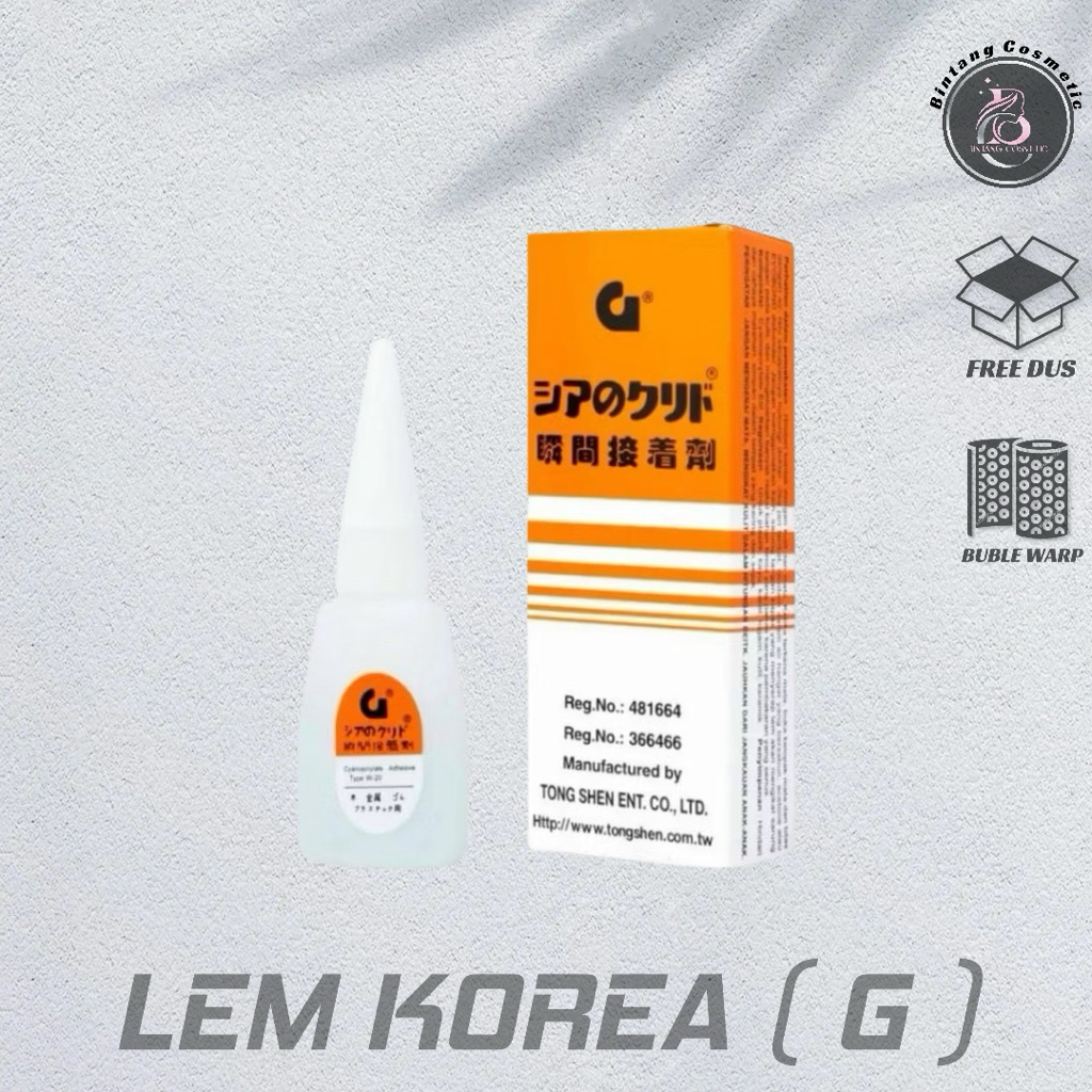 

Lem Korea Super Glue - Lem G super kuat