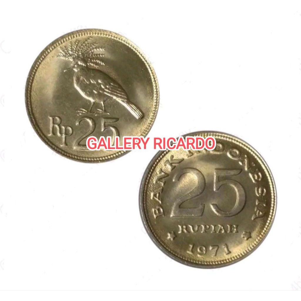 uang kuno koin 25 rupiah
