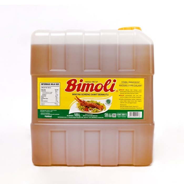

Minyak Goreng Bimoli 18L Jerigen