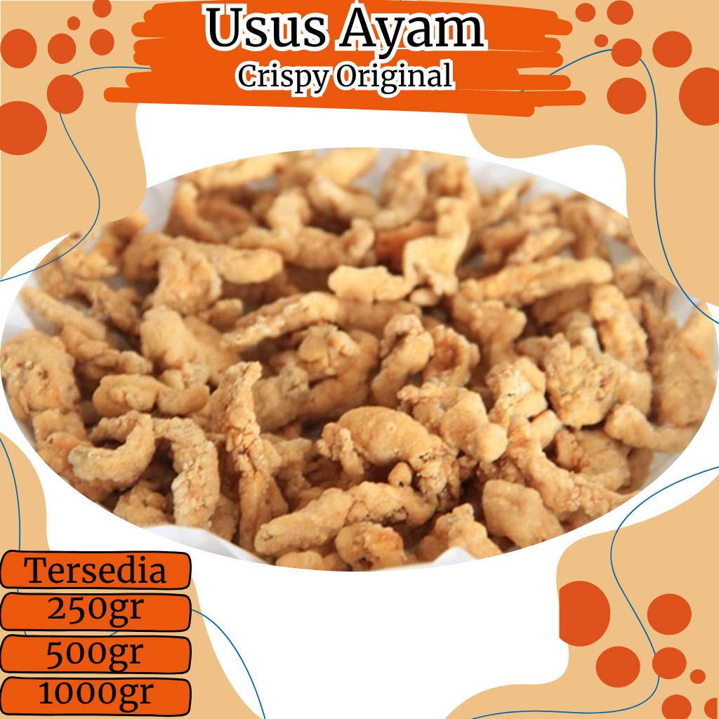 

Usus Ayam Crispy 1kg Original / Usus Ayam Crispy Original 1kg / Usus Ayam Krispi Original 1kg