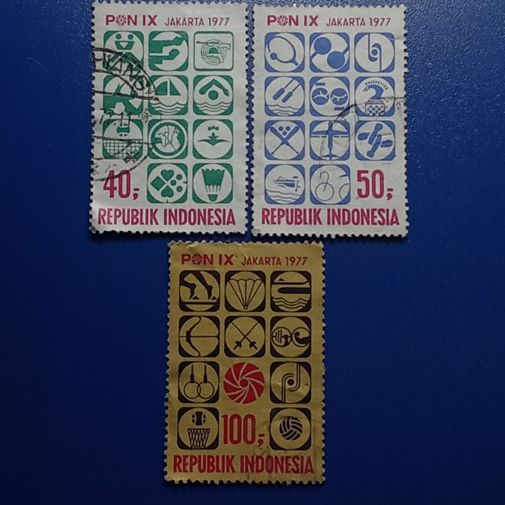 

Prangko Seri Pon ke IX Tahun 1977