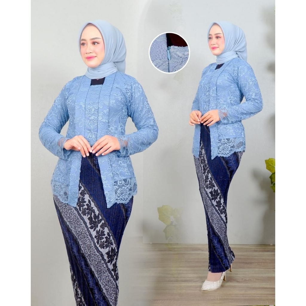 setelan kebaya brokat kutu baru kebaya wisuda kebaya lamaran kebaya hijab non hijab