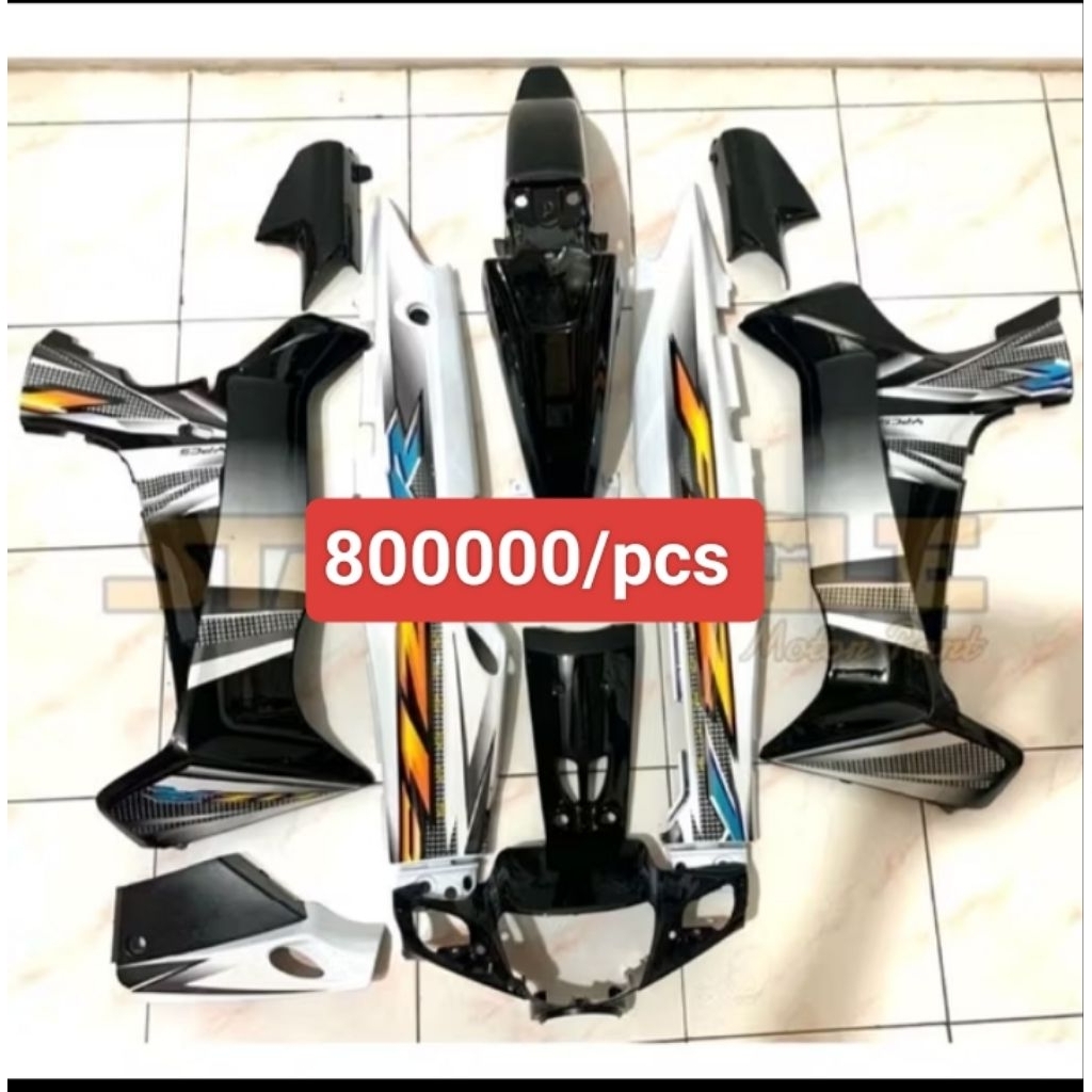 fizr body set halus Yamaha fizr hitam putih 2004