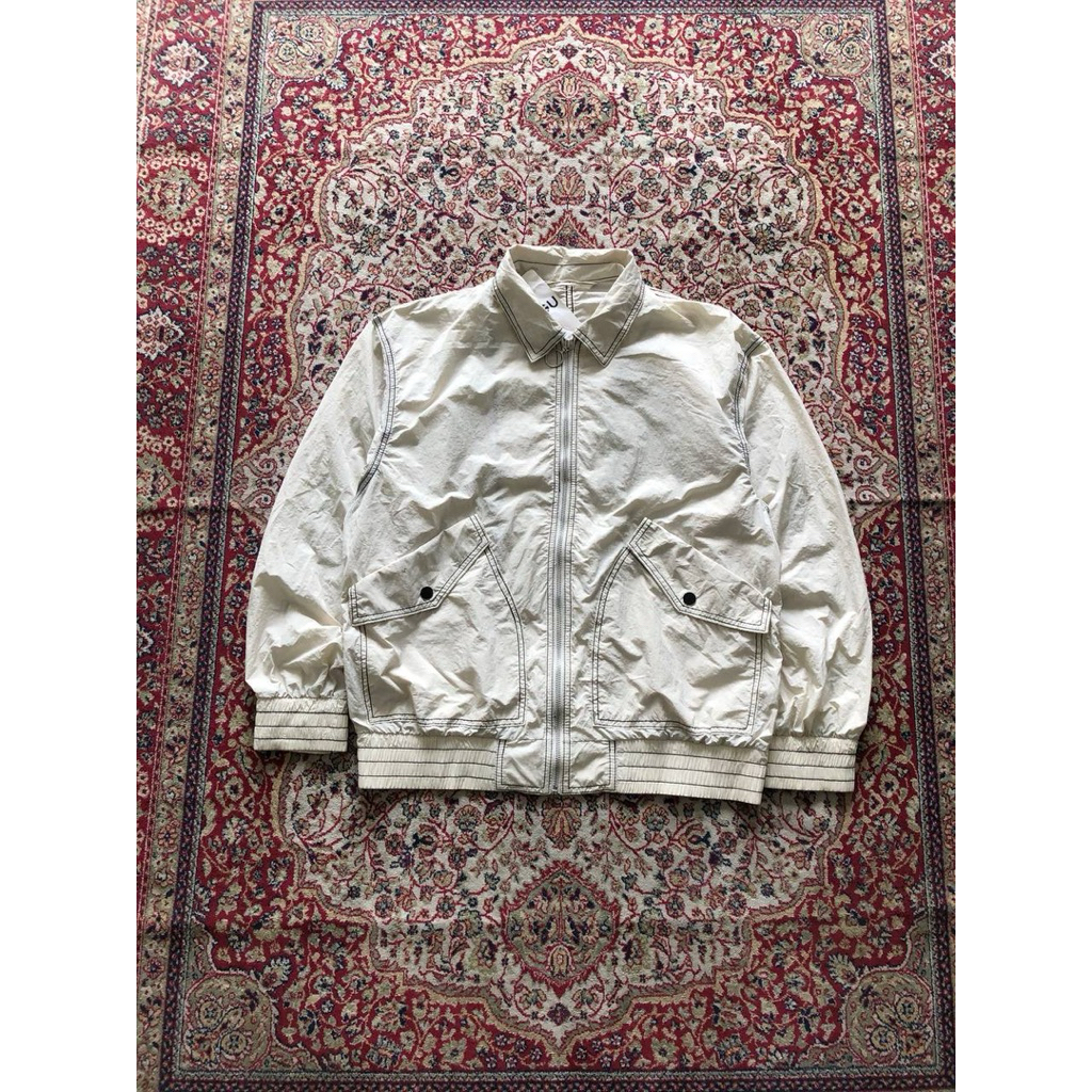 Gu nylon flight jacket Gu japan casual flight jacket Gu streetwear jacketF716