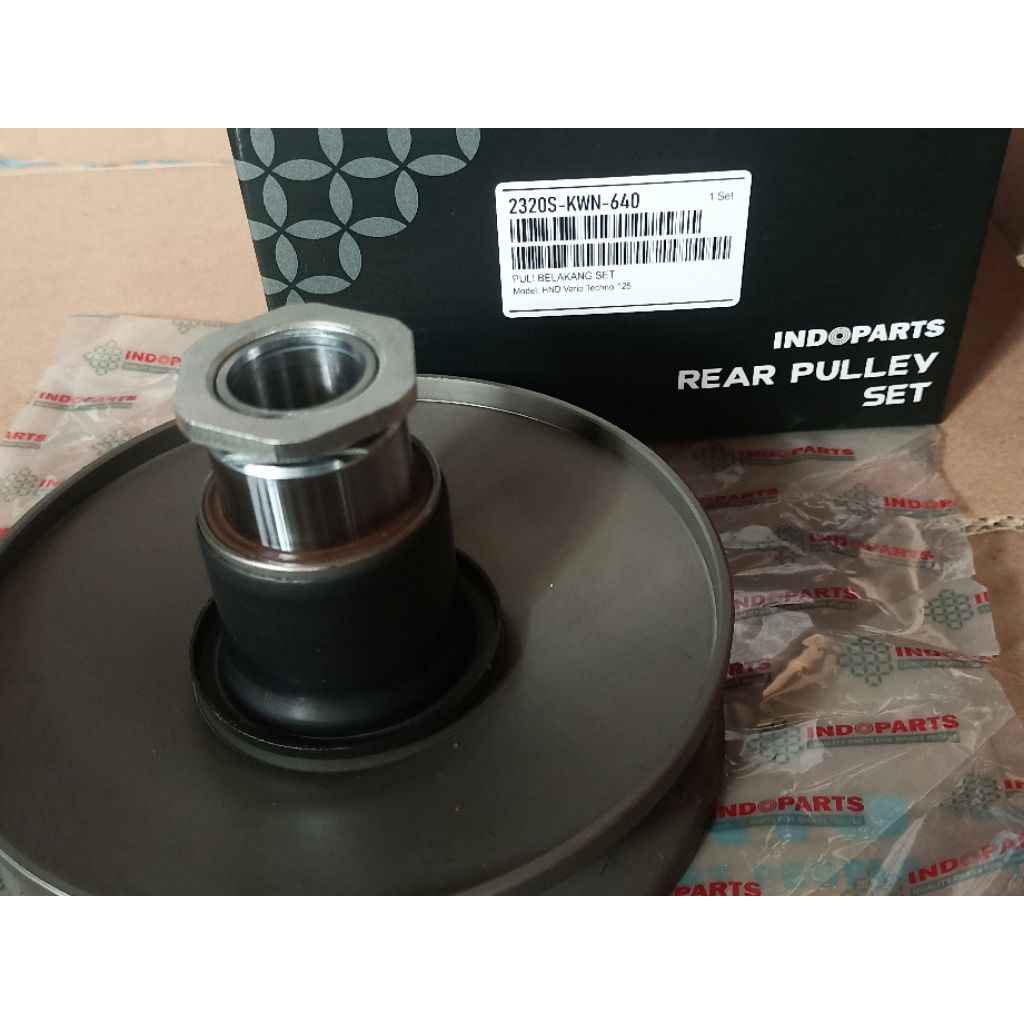 PULLY SET BELAKANG HONDA VARIO TECHNO125 ORIGINAL INDOPARTS