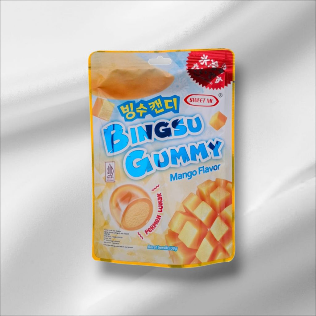 

Permen Lunak Bingsu Gummy Grape dan Manggo Flavour 108gr