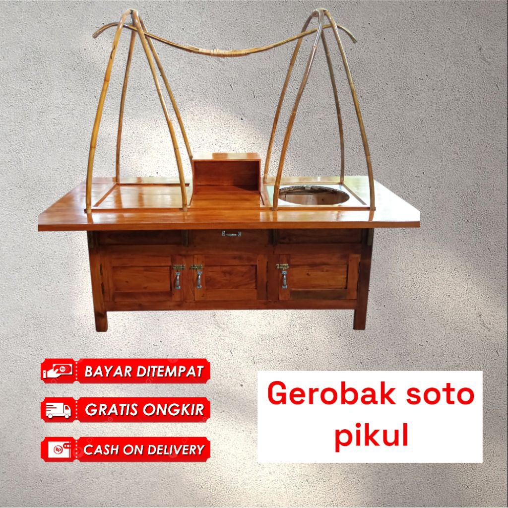 gerobak soto pikul free ongkir
