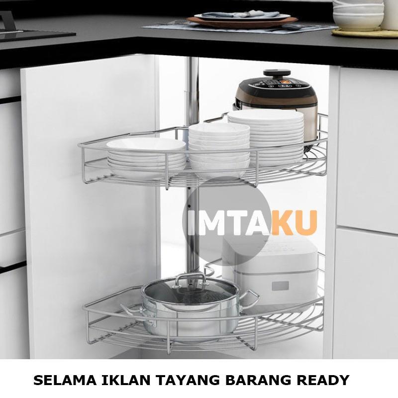 Rak Panci Putar Sudut Kitchen Set Stainless Steel 304 XC 28100