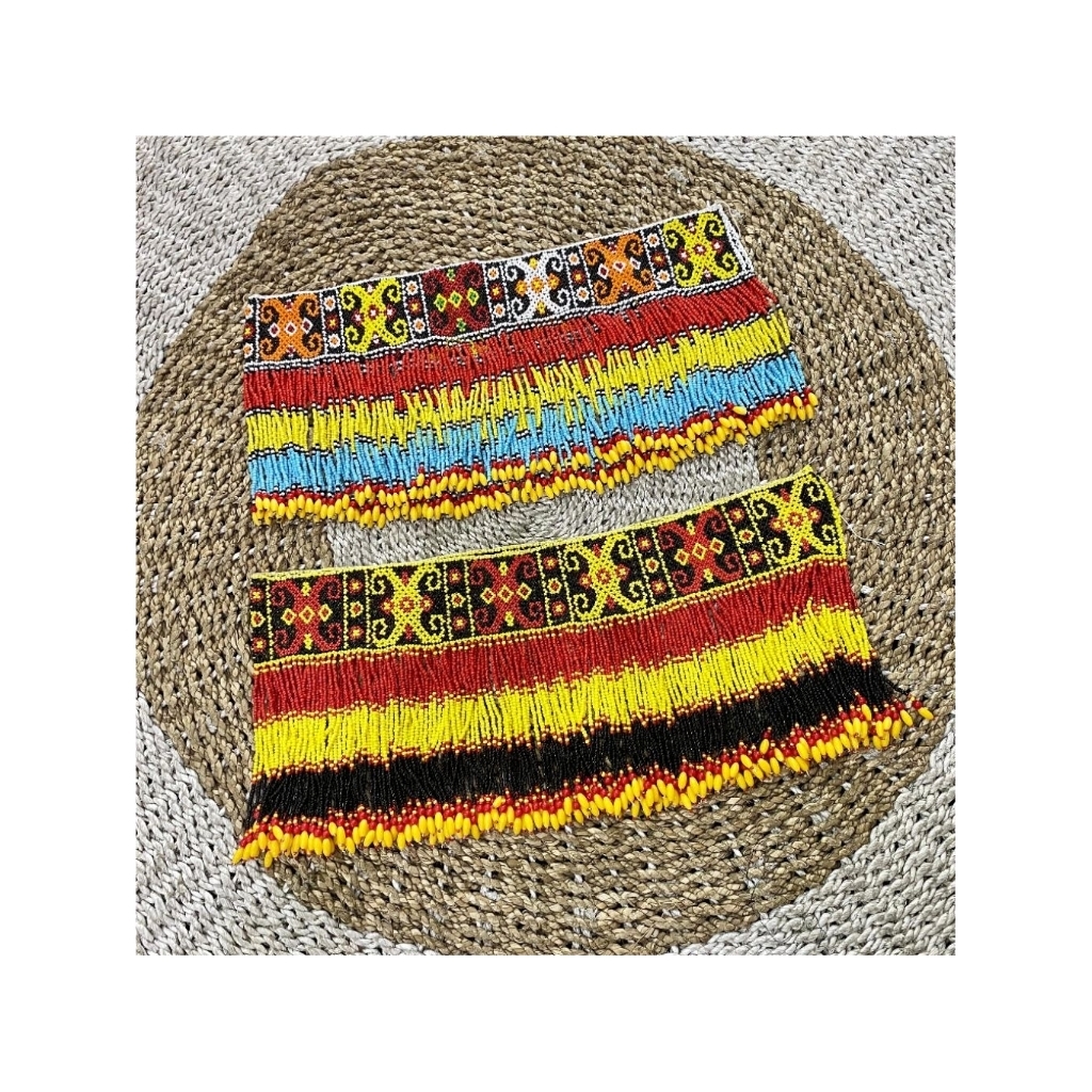 TERATAI PINGGANG MANIM NEW MOTIF - TERATAI PINGGANG DAYAK  MANIK - TERATAI MANIK DAYAK - AKSESORIES 