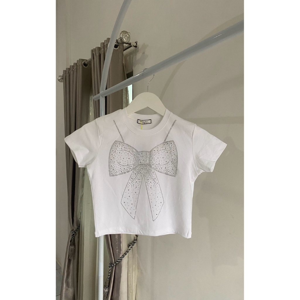 Beads crop top import bkk