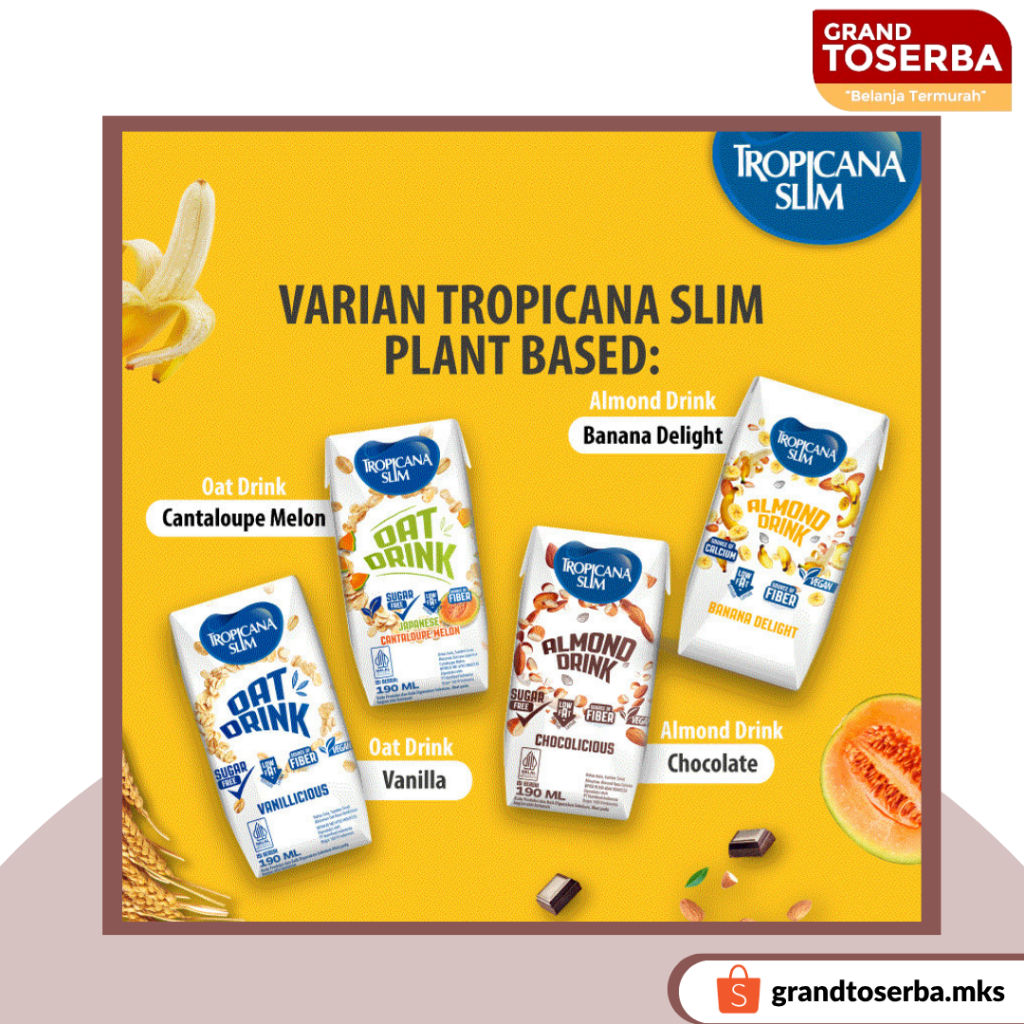 

TROPICANA SLIM OAT DRINK/ALMOND DRINK 190ML