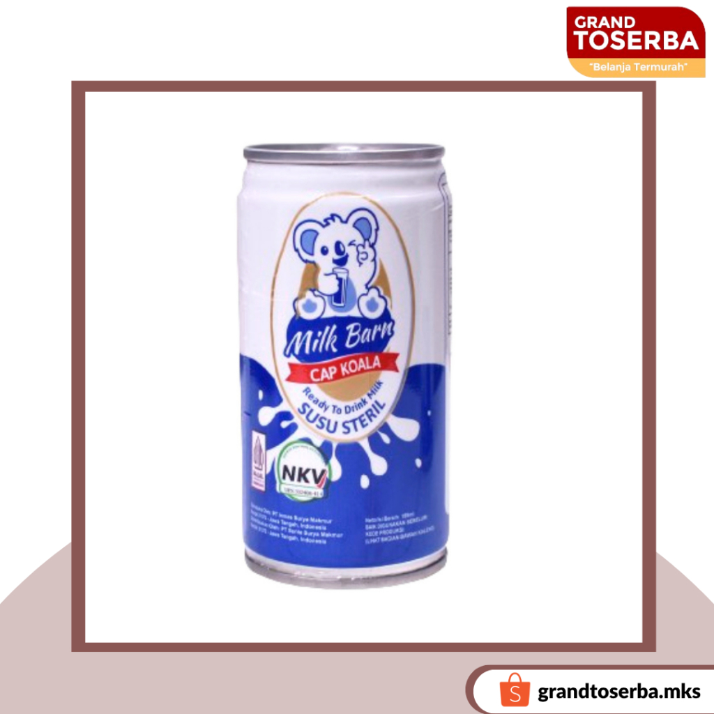 

SUSU STERIL MILK BARN CAP KOALA 189ML
