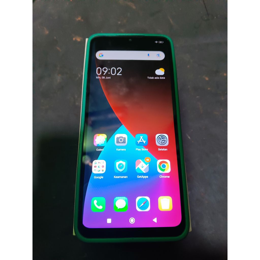 Redmi 10c 4/64 fullset no minus lecet pemakaian