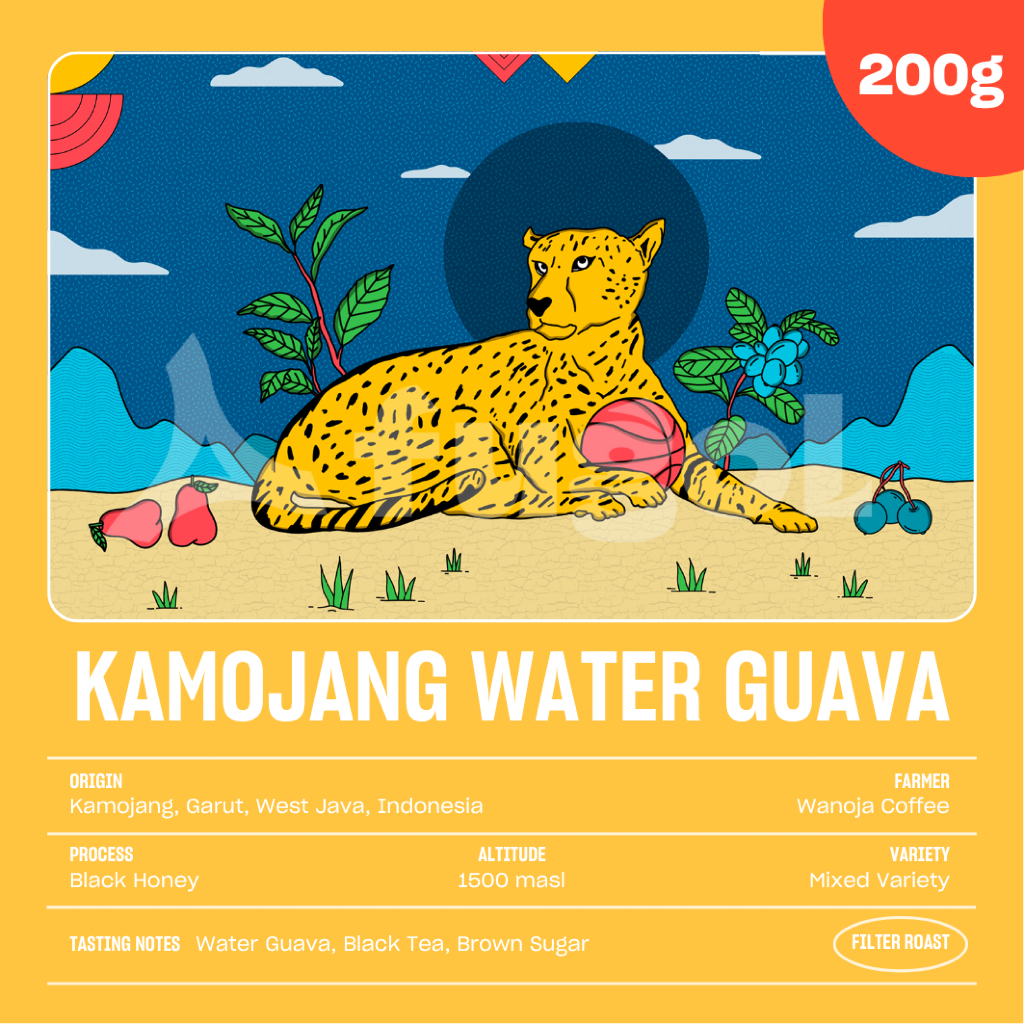 

Kopi Arabika KAMOJANG WATER GUAVA (200 gr) Single Origin Specialty Coffee