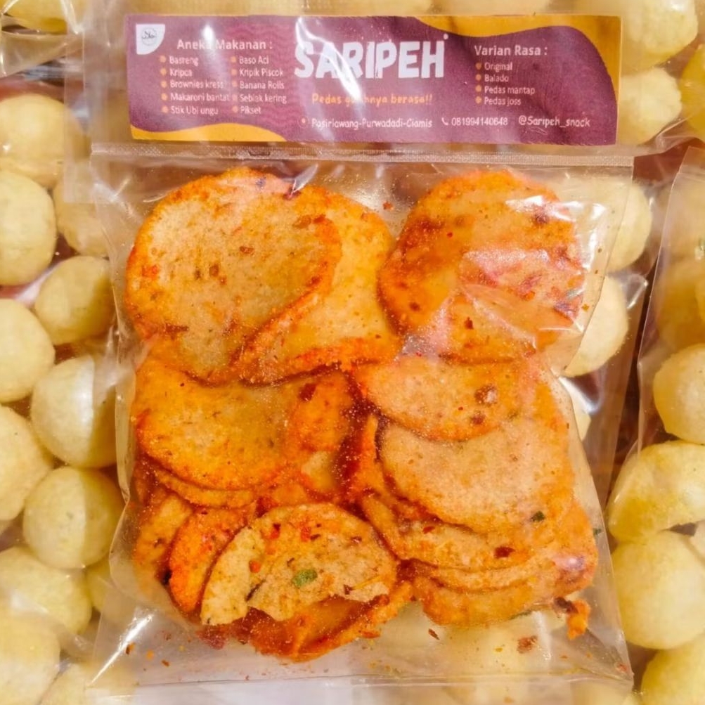 

BASRENG KOIN MURAH Original Pedas Daun Jeruk Kriuk saripeh snack sudah terjual ribuan pcs di offlin