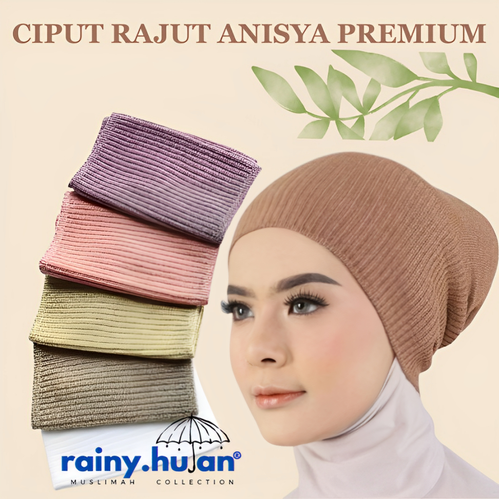 Ciput Rajut Inner Bandana Polos Premium Inner Hijab Premium Daleman Jilbab Alas kerudung Anti Pusing