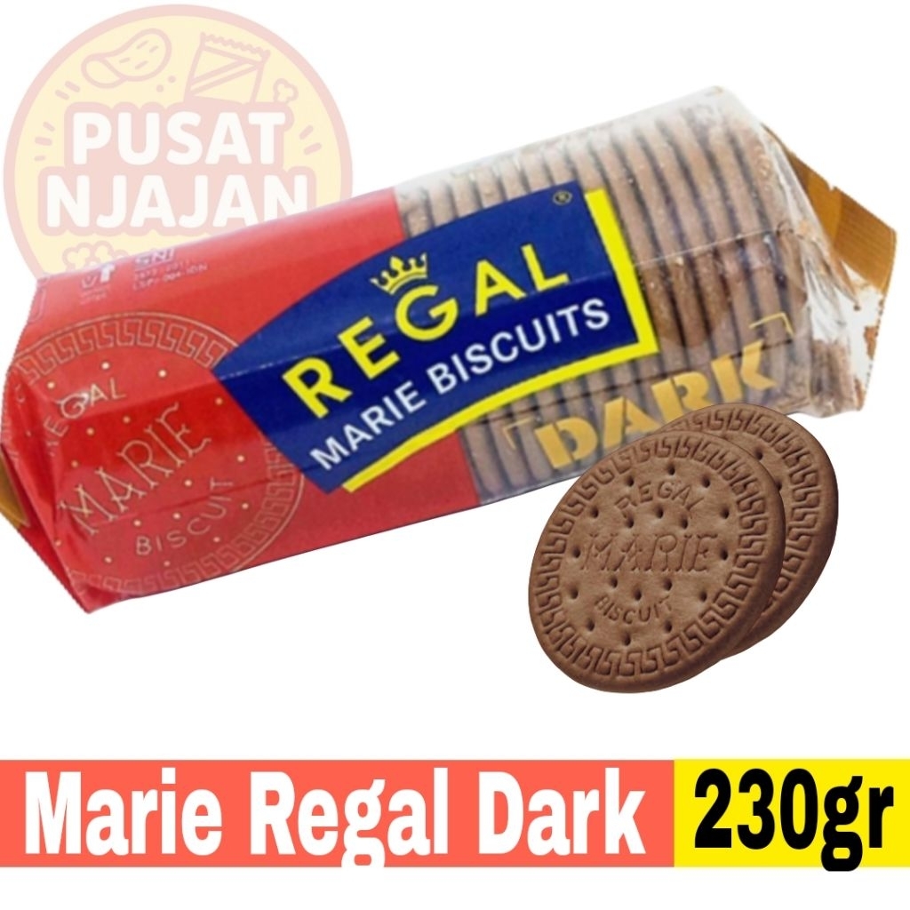 

Biskuit Marie Regal Dark Less Sweet 230gr