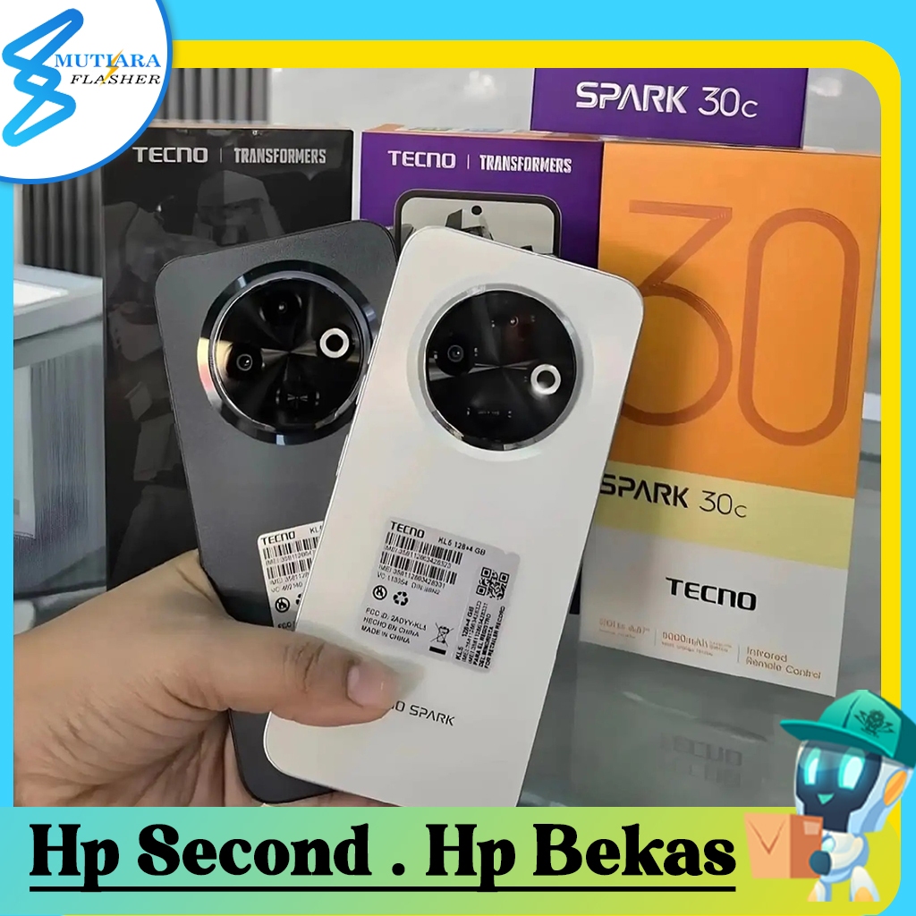 Tecno Spark 30c Ram 6/128GB | Ram 8/256GB Second Original