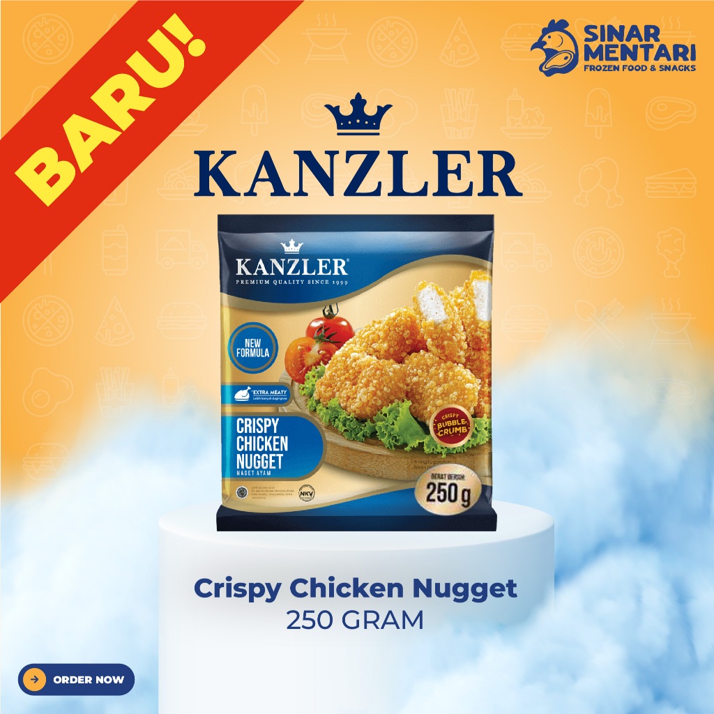 

Kanzler Crispy Chicken Nugget Naget Ayam Krispi 250 gram