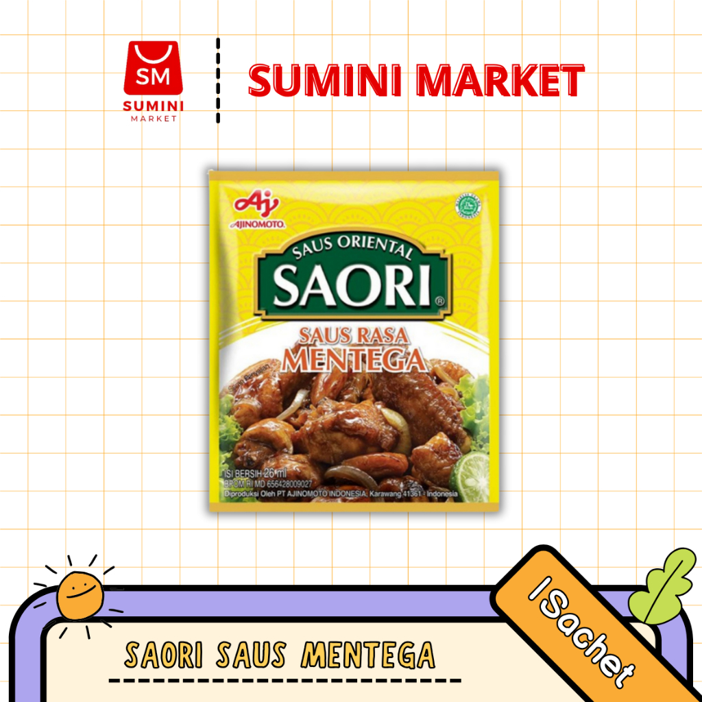 

[SM] Saori Saus Mentega 1 Sachet
