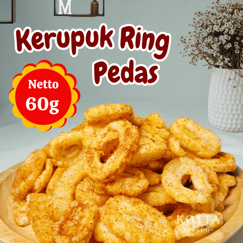 

Kerupuk Ring Pedas 60 gram