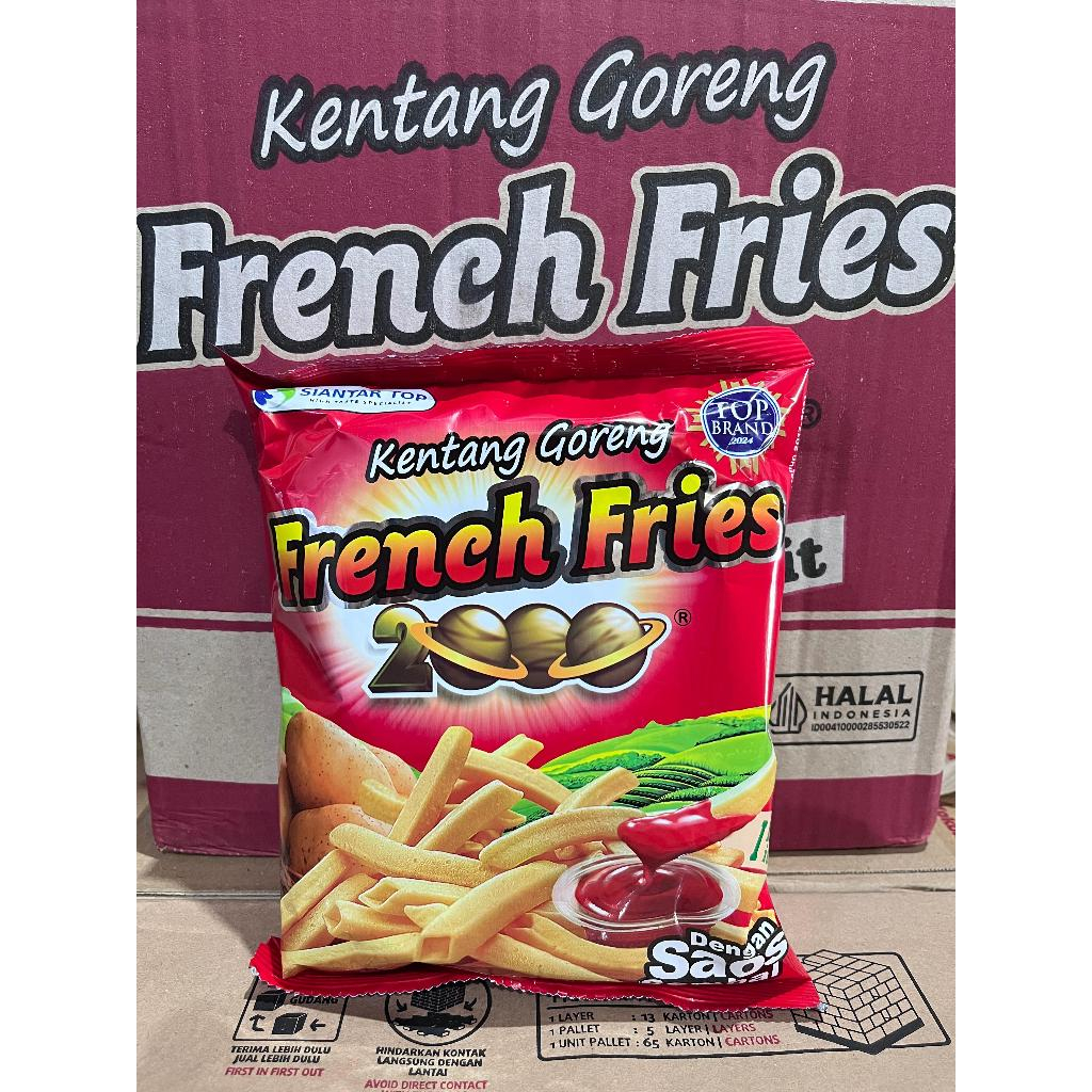 

french fries 130 gram 1 dus isi 20 pcs