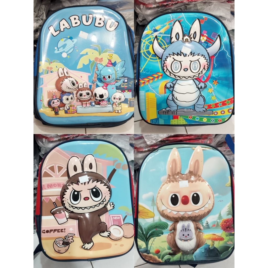 Tas Ransel Karakter Labubu Tas Sekolah Anak TK Bagus dan Murah