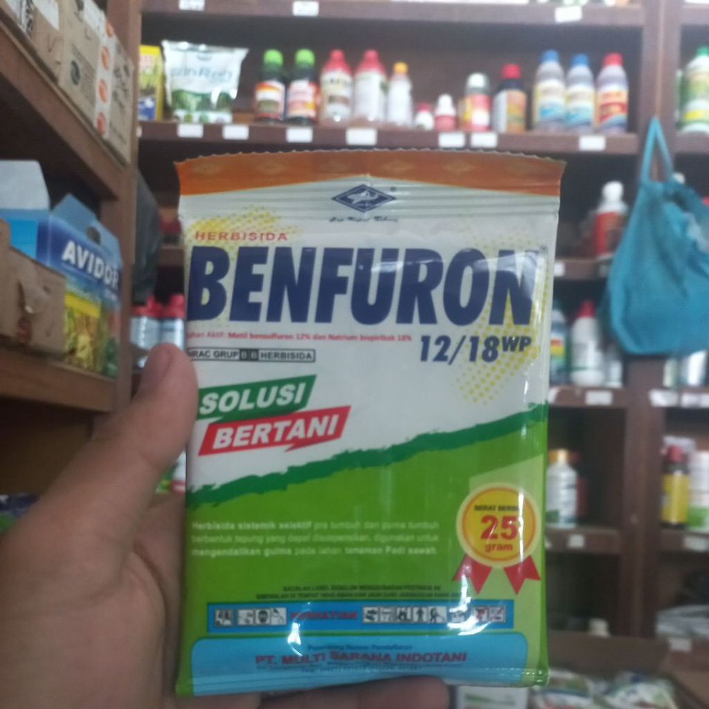 HERBISIDA Selektif Padi Sawah BENFURON 25gram