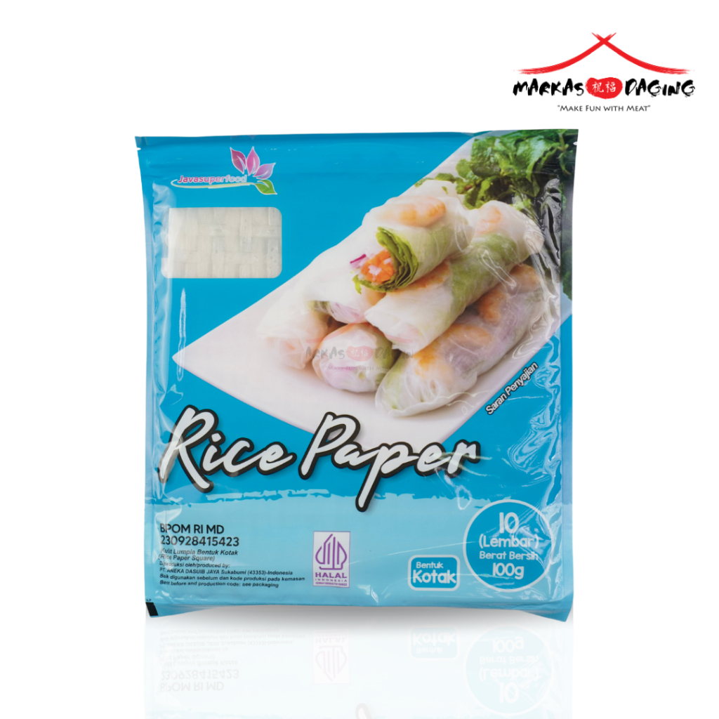 

Rice Paper / Kulit Lumpia Vietnam BANH TRANG 100g - KOTAK - Markasdaging