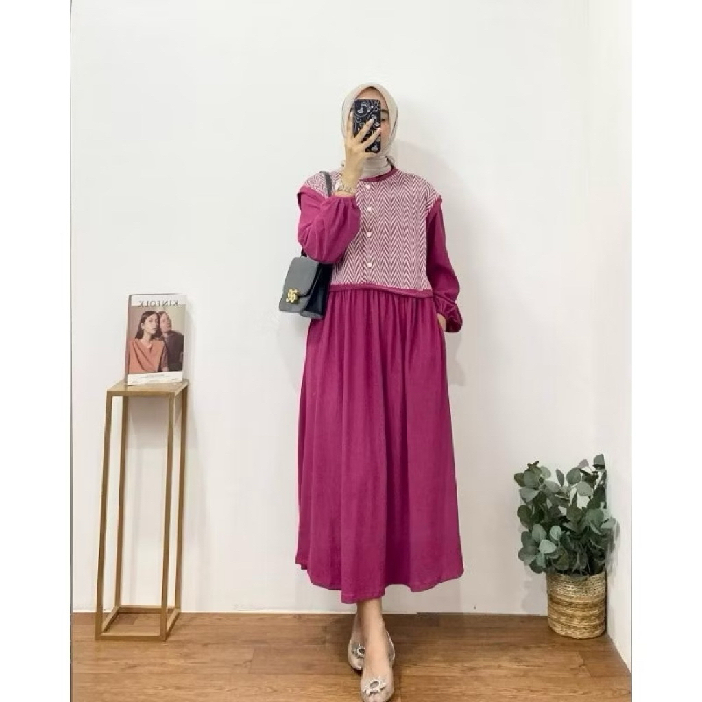 MONA MIDI DRESS / MIDI KAOS KNIT PREMIUM / MIDI PREMIUM