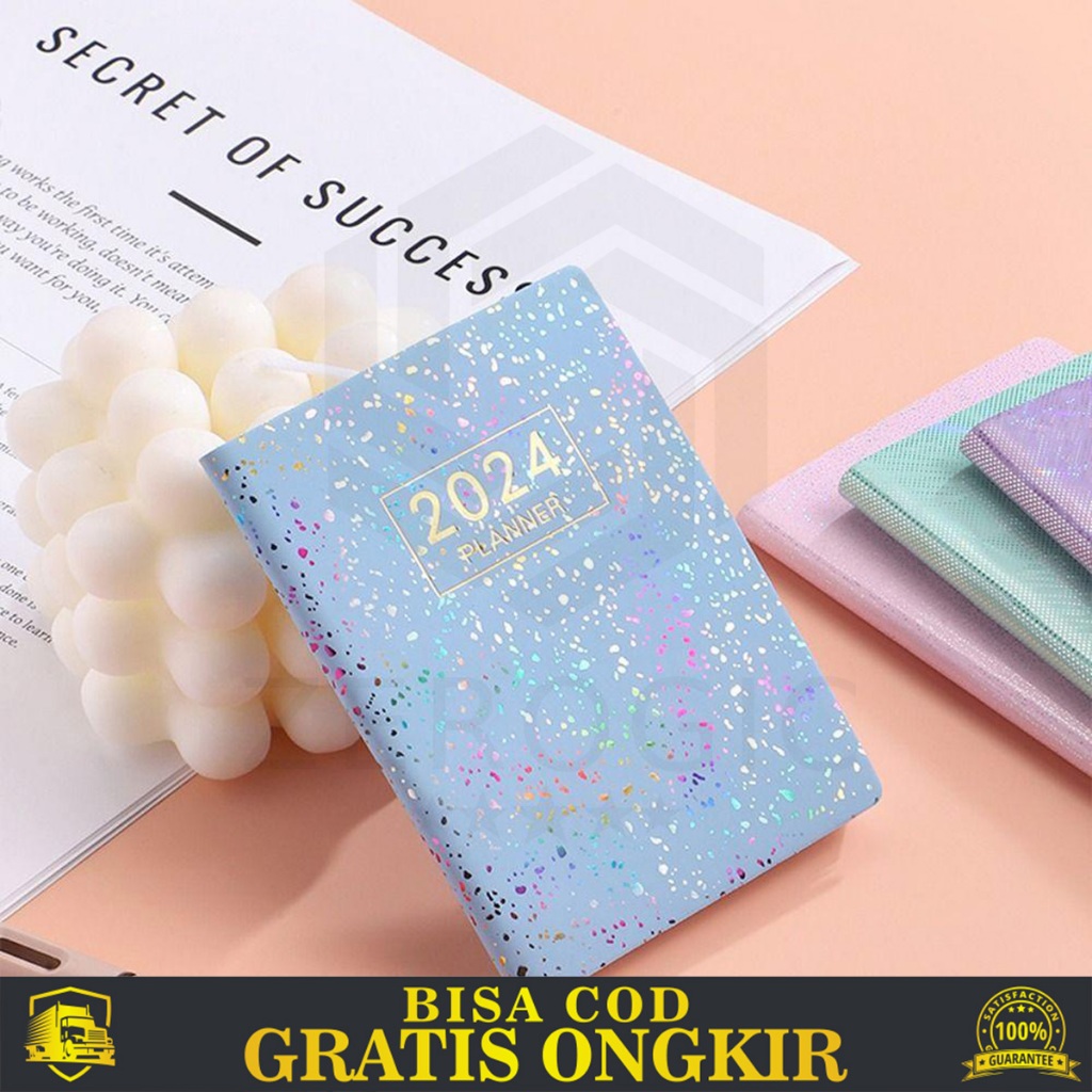 

BUKU CATATAN HARIAN NOTEBOOK PLANNER 365 DAY PORTABLE ANEKA WARNA