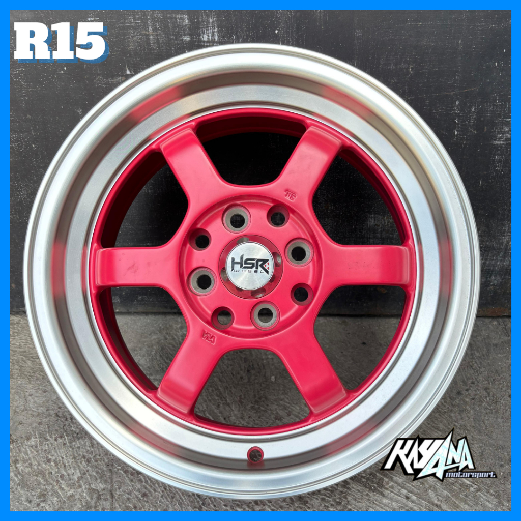 Velg Racing Celong R15 Lebar 7/8 Velg Mobil Avanza, Jazz, Brio, Mobilio, Velg Hsr Tokyo Rifu R15 War