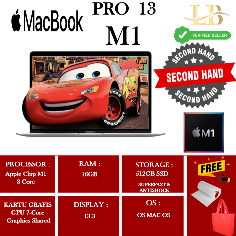 Macbook Pro 13 M1 16GB 512GB SSD 13