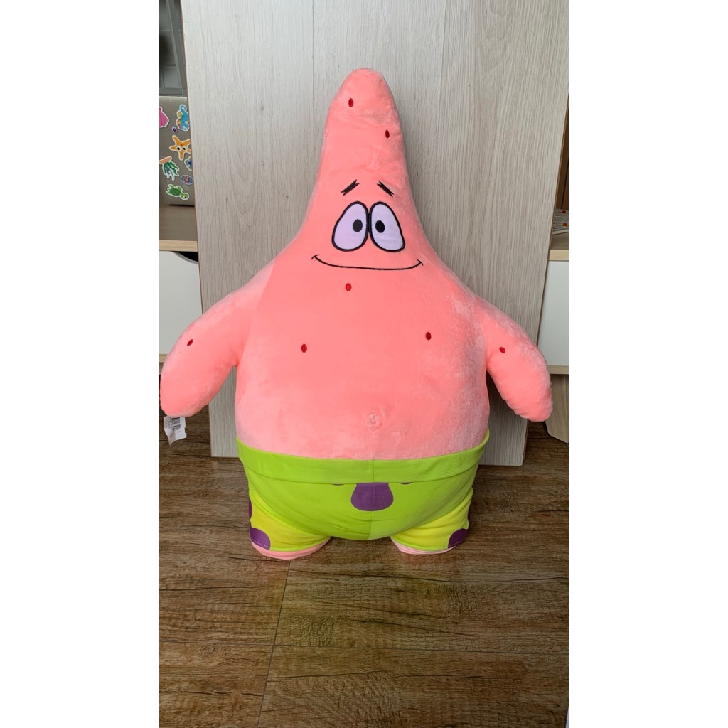 Boneka Patrick Spongebob Original Nickledeon Size Jumbo XL bisa dipeluk