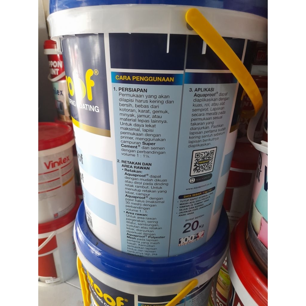 Aquaproof 20kg warna beragam