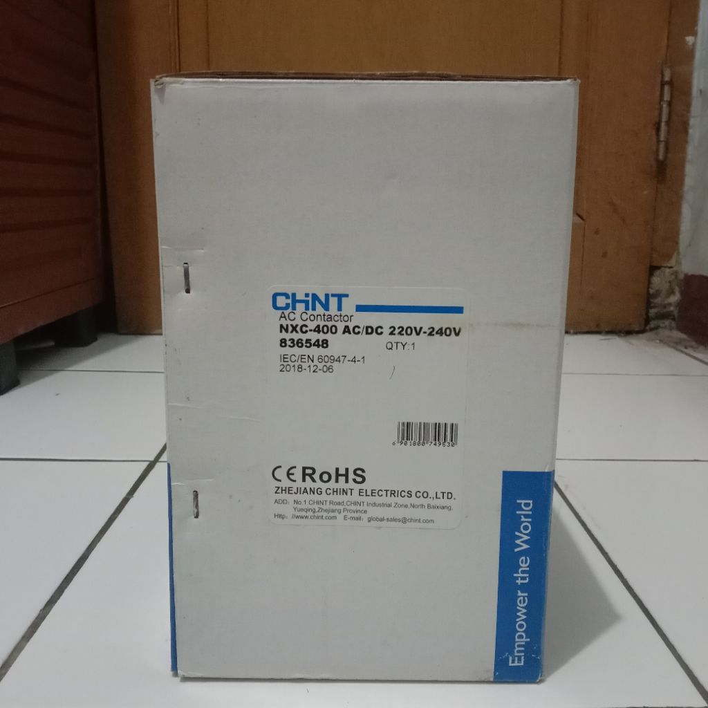 Kontaktor/Contactor Chint NXC-400 AC/DC 220V Original