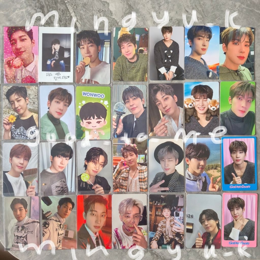 [ READY INA || FREE PC/MERCH OFFICIAL ] SEVENTEEN PC — WONWOO 6 ( ALWAYS YOURS BOYS BE FML SEVENTEEN