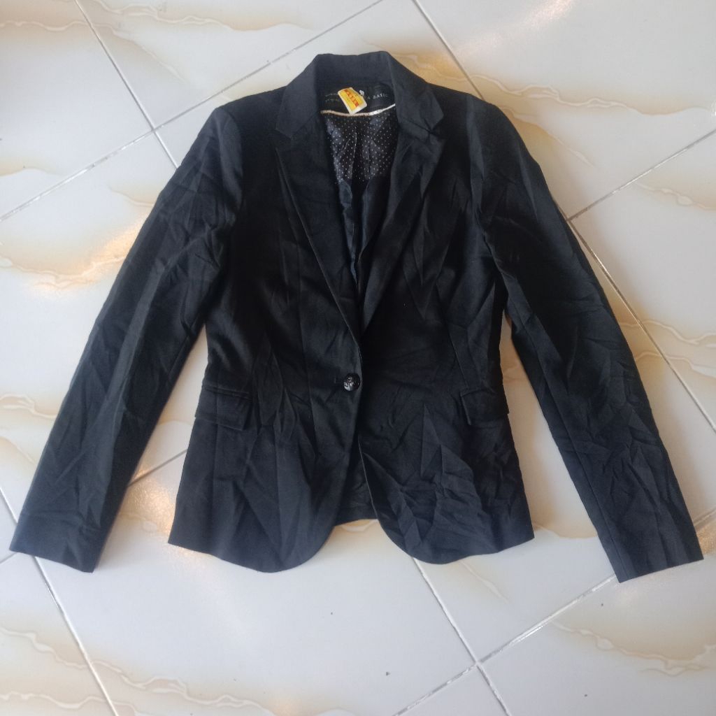Jas formal wanita jas kerja wanita jas hitam wanita