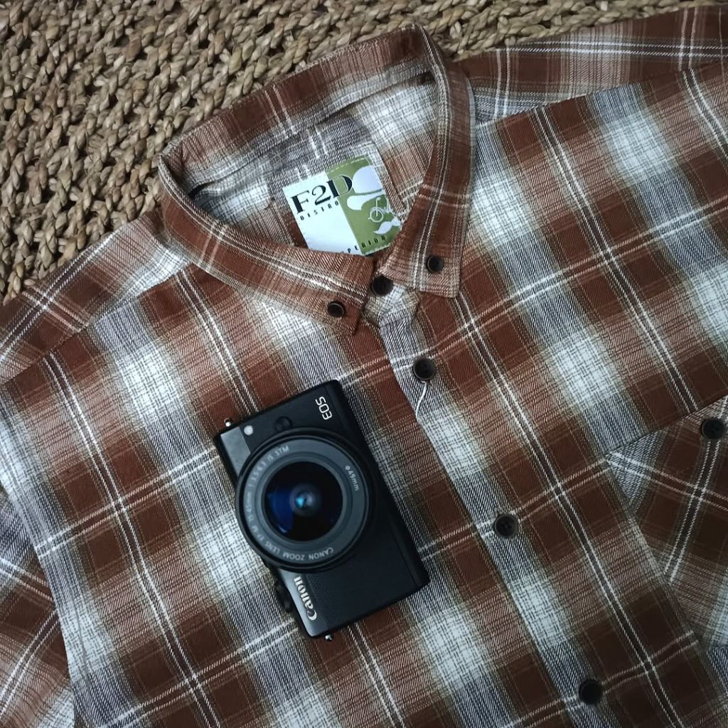 F2D Black Green Kemeja Flanel Premium Best Seller / flanel/hem pria/ flanel pria/ kemeja flanel/ eig